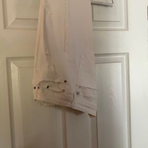 White Lucky Cropped Jeans